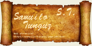 Samuilo Tunguz vizit kartica
